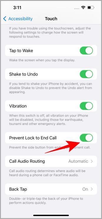 iPhoneで電源ボタンによる通話終了を有効/無効にする方法
