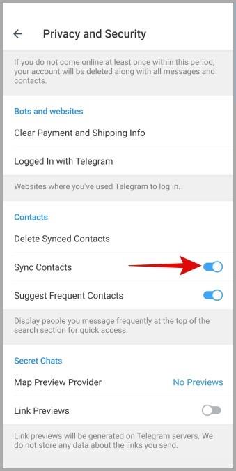 Android と iPhone で Telegram が連絡先を同期しない場合の 7 つの修正