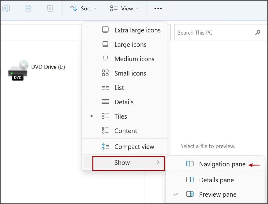 Windows でファイル エクスプローラーの左ペインが表示されない問題の 11 件の修正
