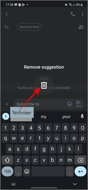 Androidキーボードから学習した単語を削除する方法