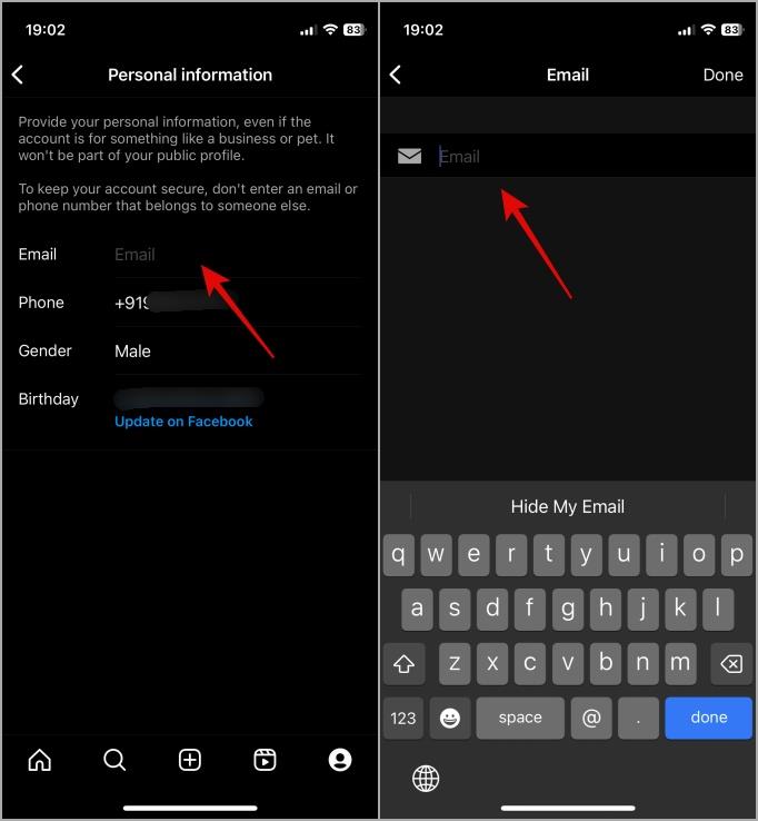 Instagramアカウントから電話番号を削除する方法