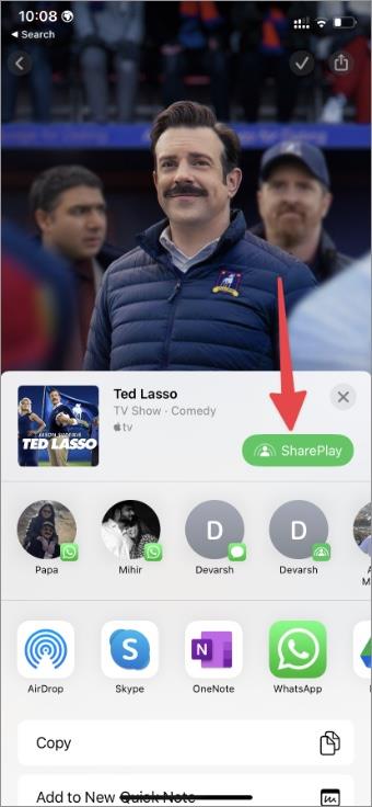iPhoneおよびiPadのメッセージでSharePlayを開始する方法