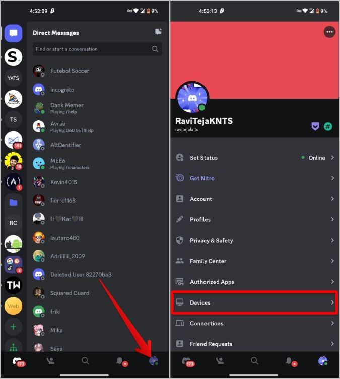 すべてのデバイスで Discord からサインアウトする方法