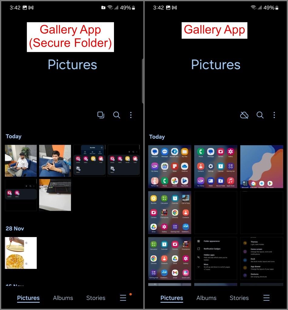 Samsung Galaxy 携帯電話で隠れたアプリを見つける方法