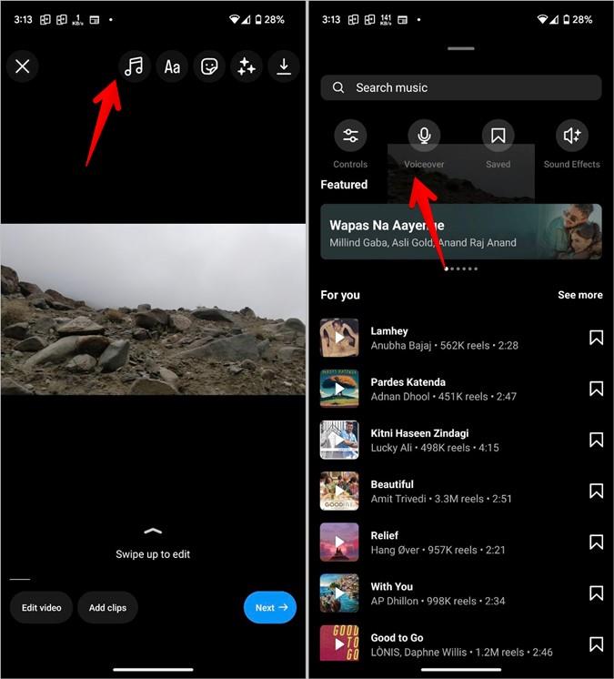 Instagram のリールに音楽やオーディオを追加する 7 つの最良の方法