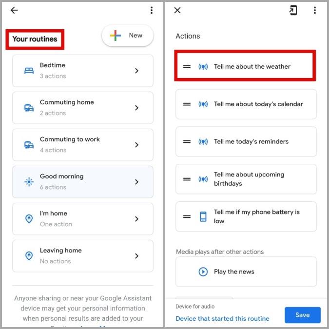Android と iPhone で天気予報を無効にする方法