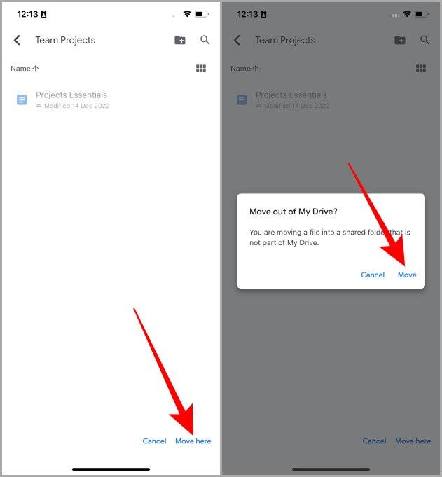 モバイルとウェブ上の Google ドライブの共有フォルダーに Google ドキュメントを追加する 2 つの方法
