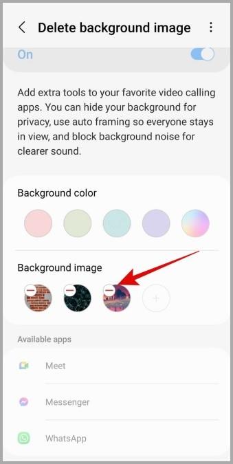 Samsung Galaxy 携帯電話で新しいビデオ通話エフェクトを使用する方法