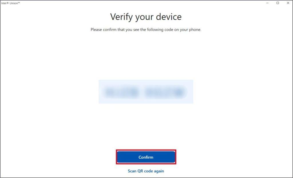 Windows 11 で携帯電話への接続時に Intel Unison がスタックする場合の 11 の修正