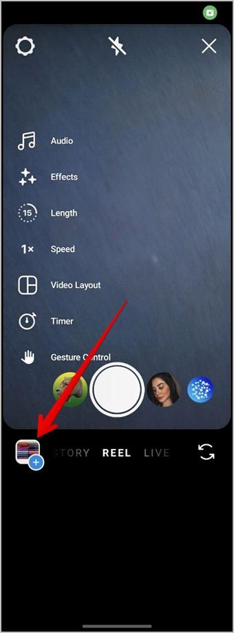 ギャラリーとPCからInstagramにリールをアップロードする方法
