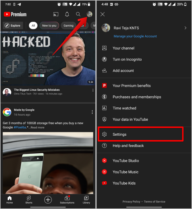 YouTube および YouTube Music でスマート ダウンロードを有効または無効にする方法
