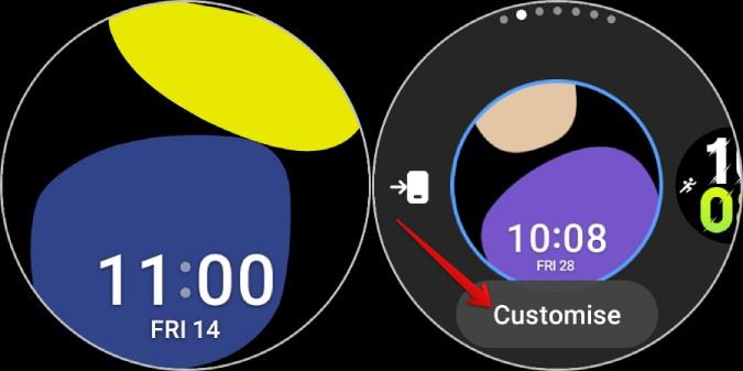 Samsung Galaxy Watch のウォッチフェイスをカスタマイズする方法