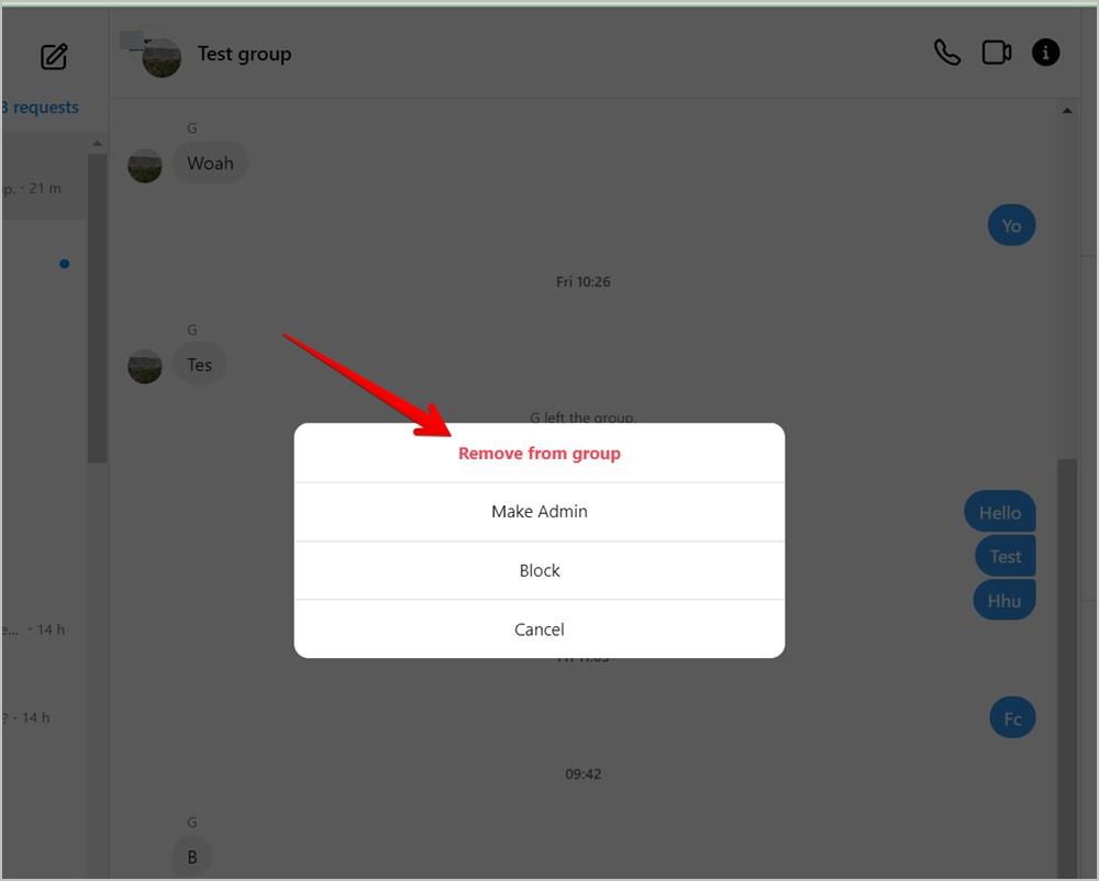 Instagram グループチャットから誰かを退出、削除、または削除する方法