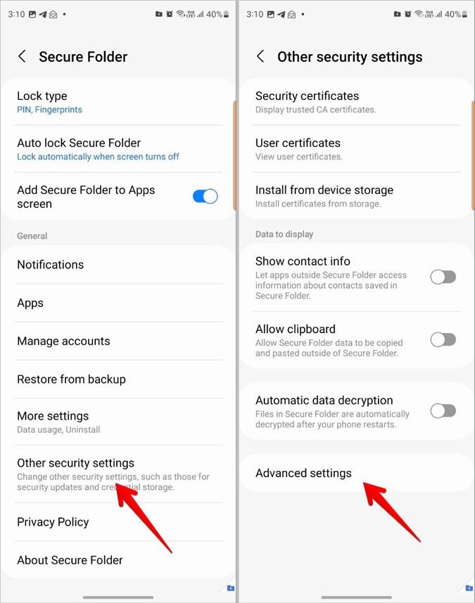 Samsung Galaxy スマートフォンで安全なフォルダーを使用するための 15 のヒント