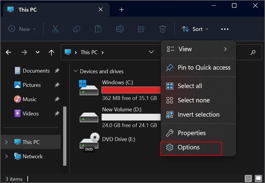 Windowsでファイルエクスプローラーにファイルが表示されない問題の13の修正