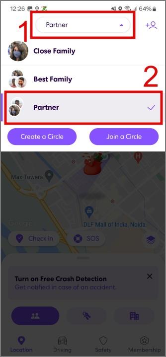 Life360 サークルを退会する方法
