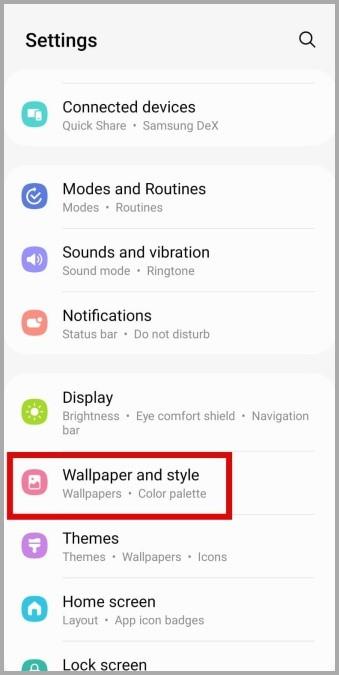 Samsung Galaxy 携帯電話の壁紙を自動的に変更する方法