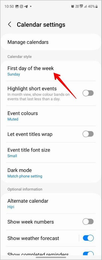 知っておくべき 14 の便利な Samsung カレンダー設定