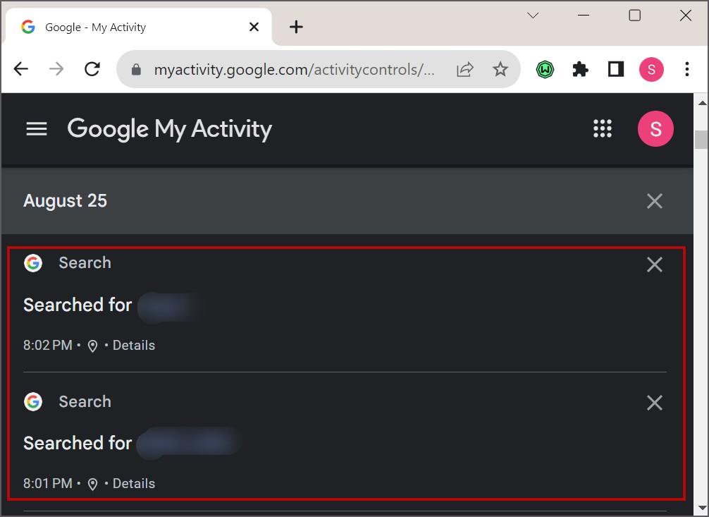 Google 検索履歴を表示および削除する方法