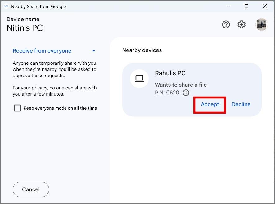 インターネットまたは Wi-Fi を使用して PC 間で大容量ファイルを共有する方法