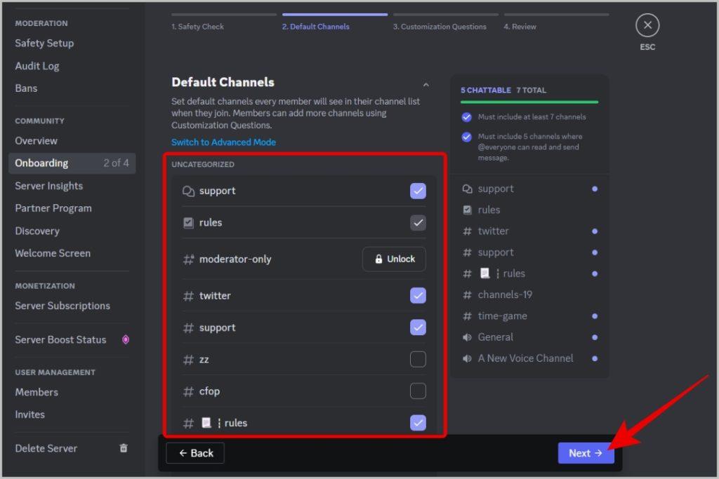 Discordサーバーでコミュニティオンボーディングを設定する方法