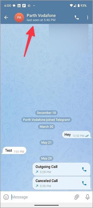 Telegram で誰かがあなたをブロックしたかどうかを知る方法