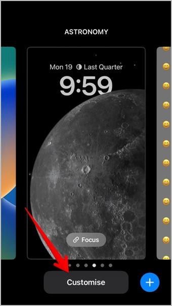 iOS 16のロック画面とホーム画面に異なる壁紙を設定する方法