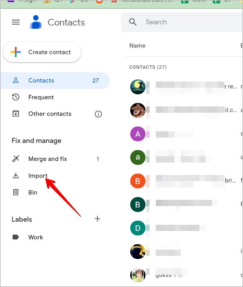 Gmailの連絡先リストにメールを追加する方法