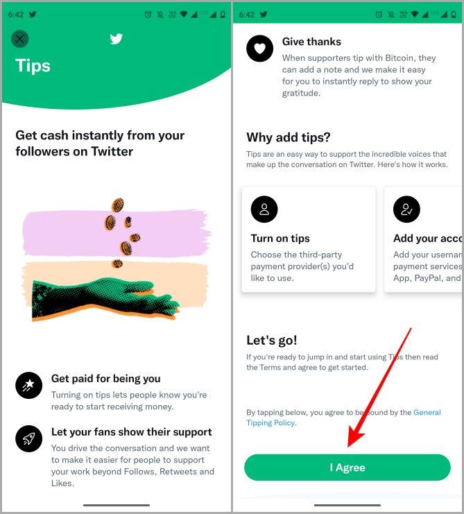 Android および iOS で Twitter にヒントを設定する方法