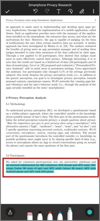 デスクトップまたはモバイルで PDF 内のテキストを強調表示する方法
