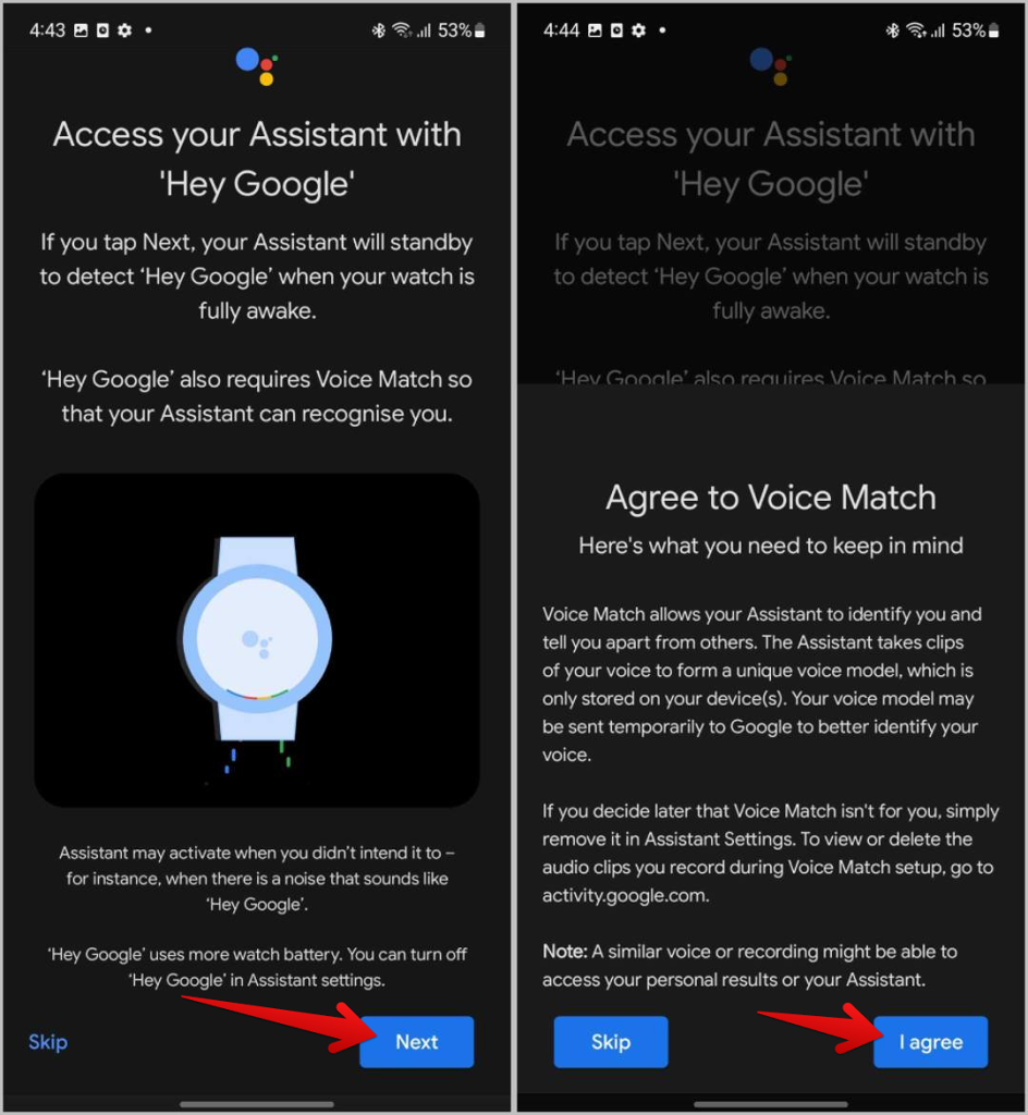 Samsung Galaxy Watch で Google アシスタントをセットアップして使用する方法