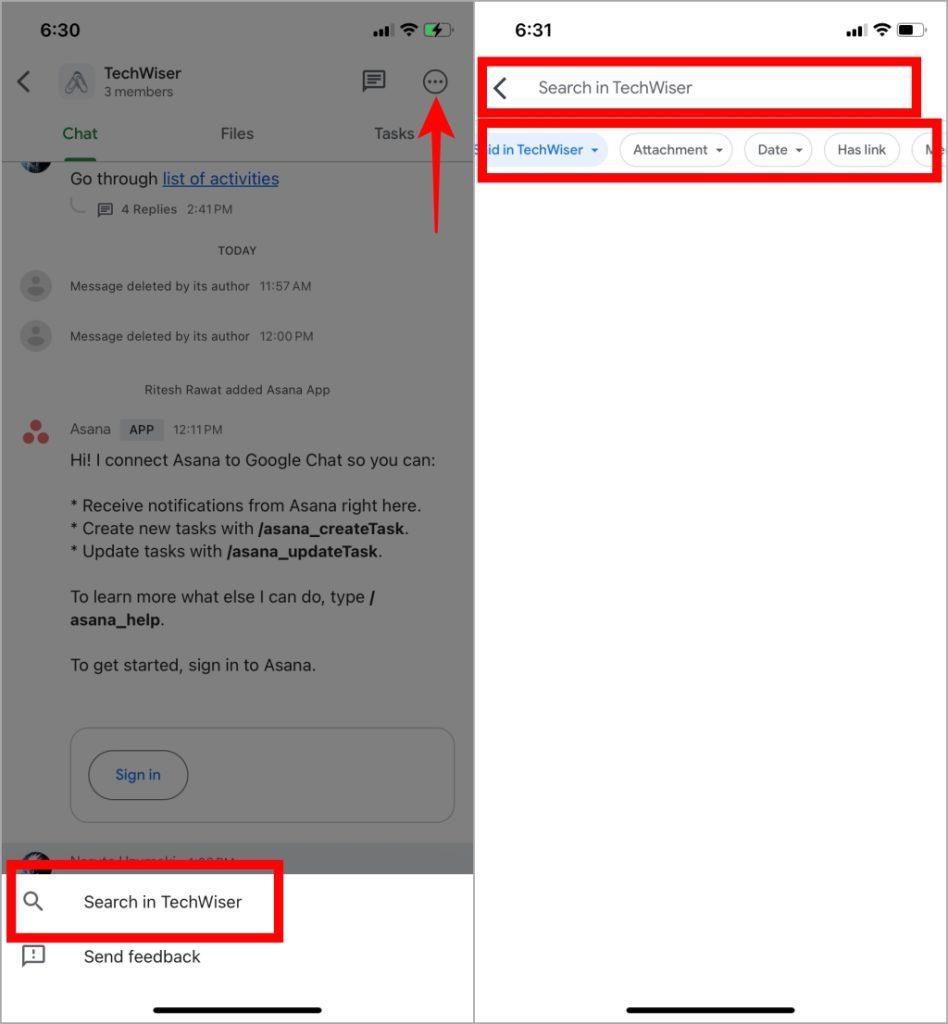 モバイルで Google Chat にスペースを作成する方法