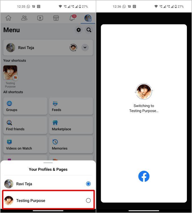 Instagram リールを Facebook、ページ、グループ、メッセンジャーで共有する方法