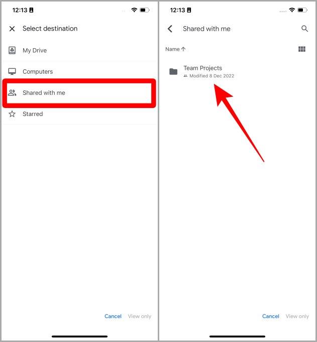モバイルとウェブ上の Google ドライブの共有フォルダーに Google ドキュメントを追加する 2 つの方法