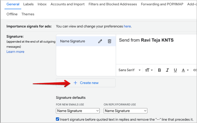 ウェブ、Android、iOS の Gmail に署名を追加する方法
