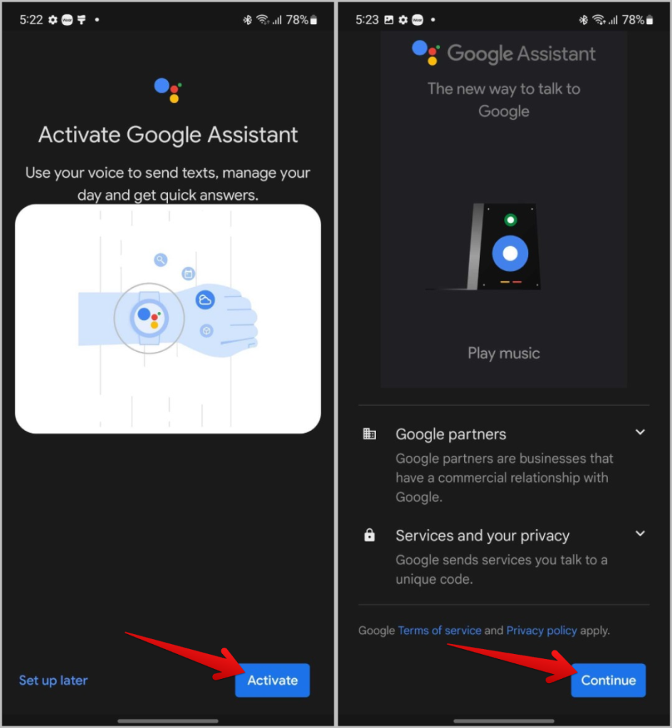 Samsung Galaxy Watch で Google アシスタントをセットアップして使用する方法