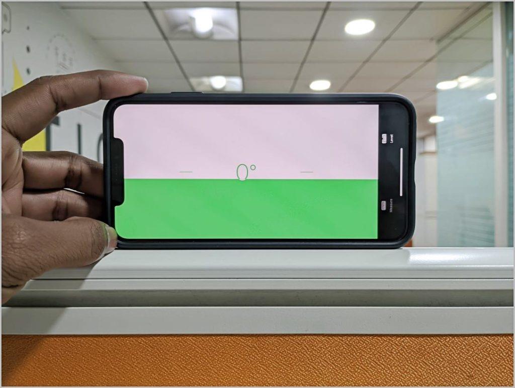 測定アプリを使ってiPhoneで測定する方法