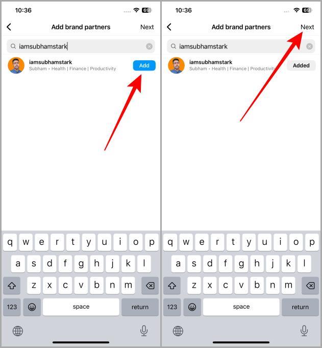 Instagramの投稿、リール、ストーリーに有料パートナーシップラベルを追加する方法