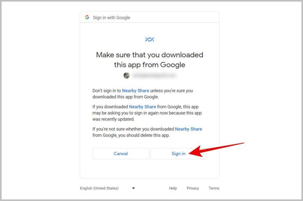 Nearby Share を使用して Android と Windows 間でファイルを共有する方法
