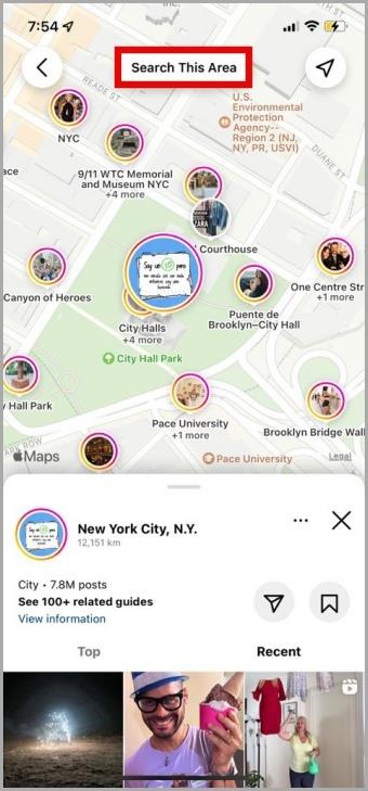 Instagramの地図機能の使い方