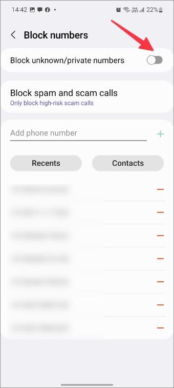 Samsung Galaxy 携帯電話でのスパム電話を永久にブロックする 6 つの方法