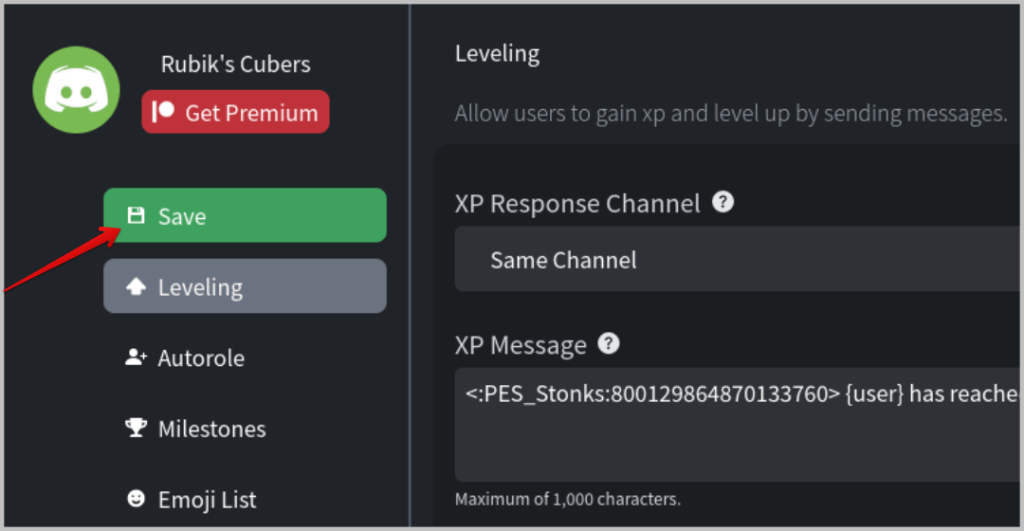 MEE6 レベル向けの無料の代替 Discord ボット