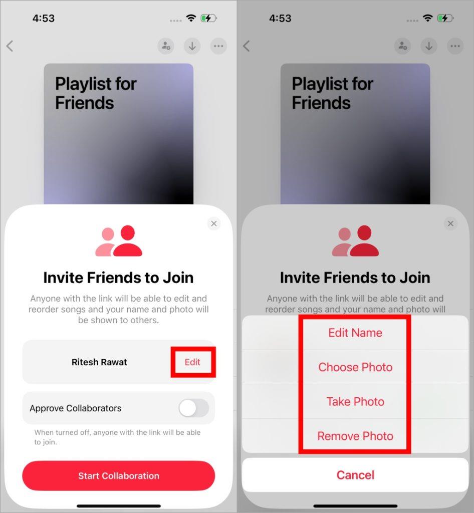 Apple Musicでコラボプレイリストを作成する方法