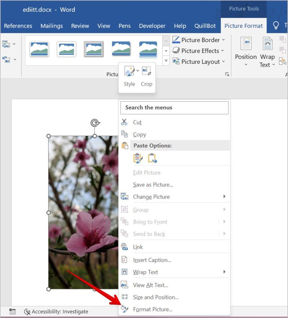Word 文書で画像をトリミングする 7 つの最良の方法 (円のトリミングを含む)