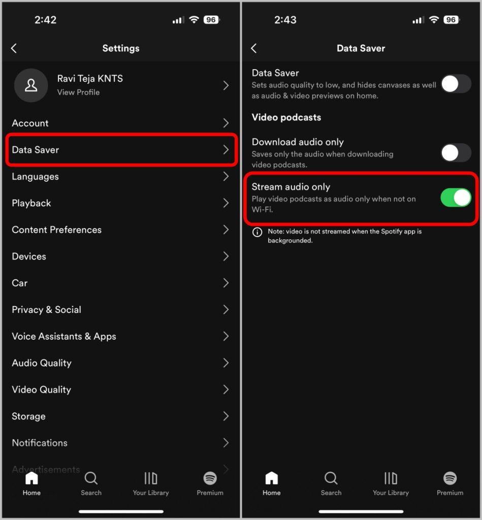 Spotify と YouTube Music でビデオを無効にする方法