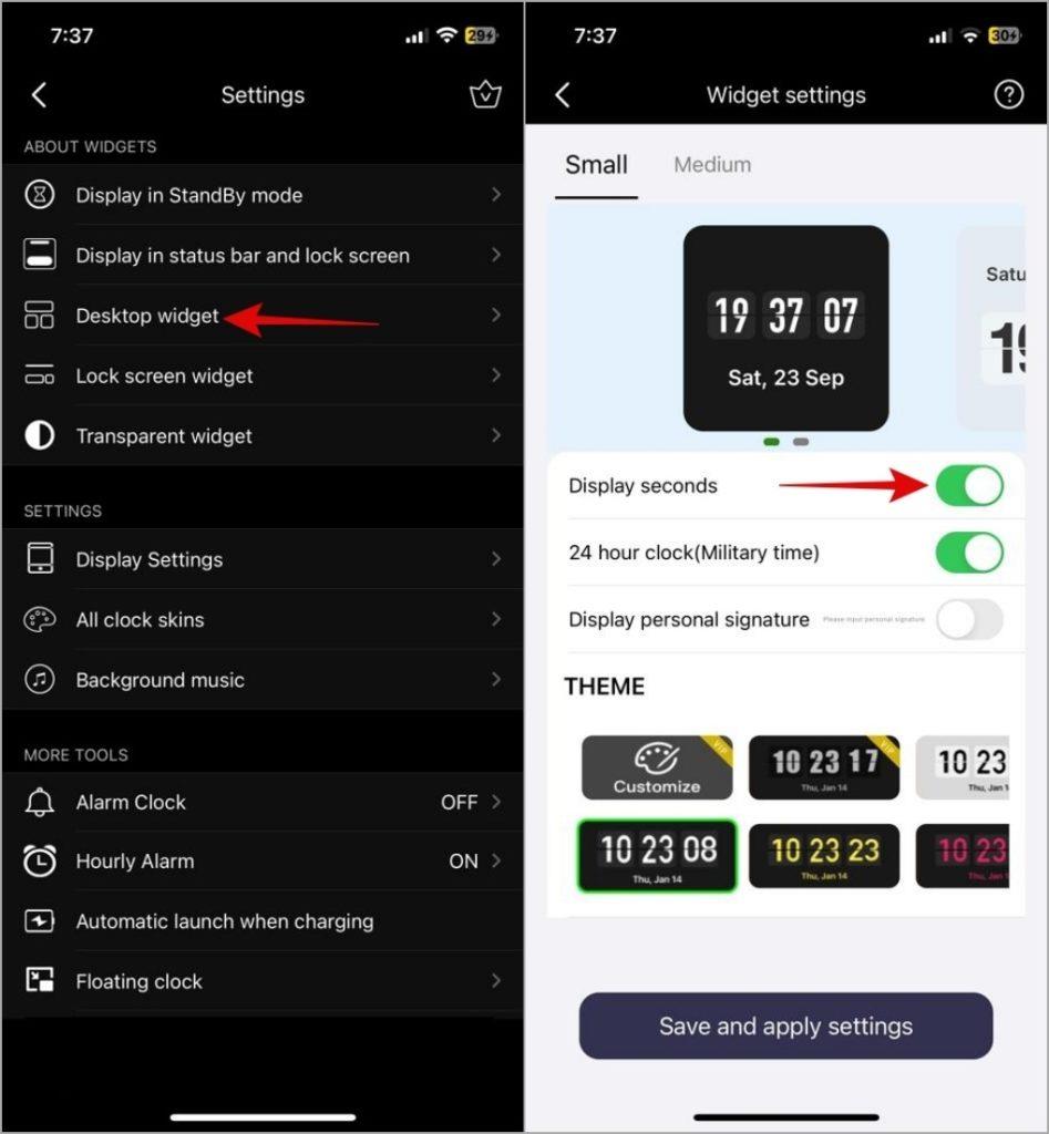 AndroidとiPhoneの時計に秒を表示する方法
