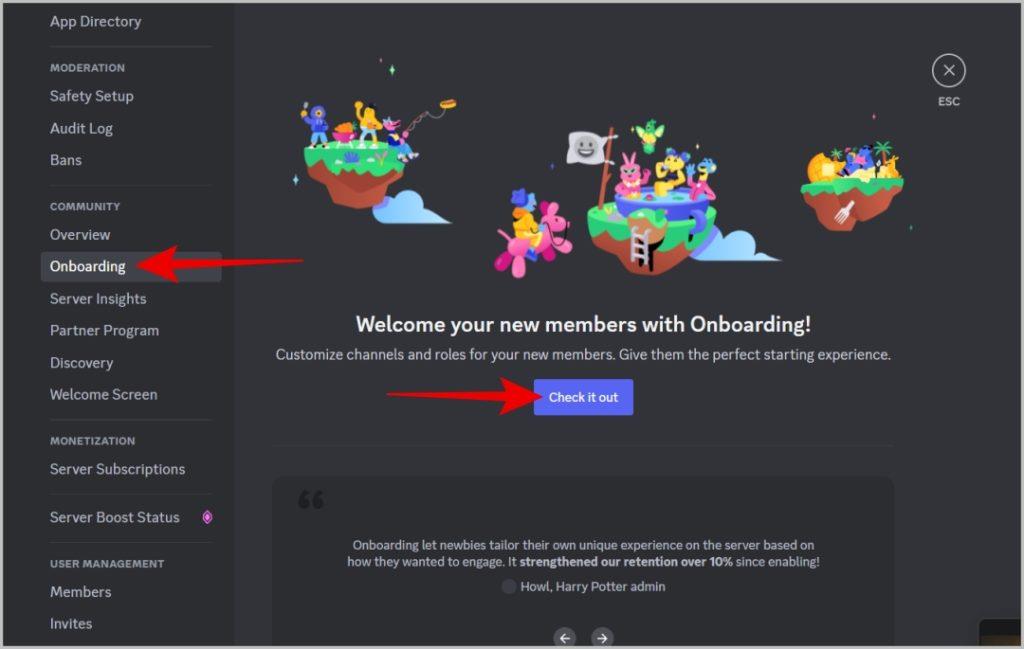 Discordサーバーでコミュニティオンボーディングを設定する方法