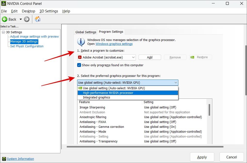Windows 11でデフォルトのグラフィックカードを設定する2つの方法