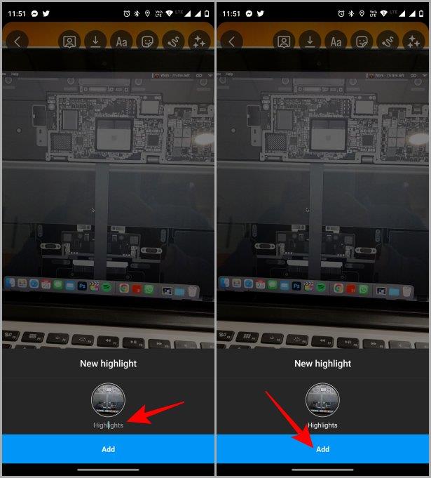 Instagramのハイライトにストーリーを追加する方法