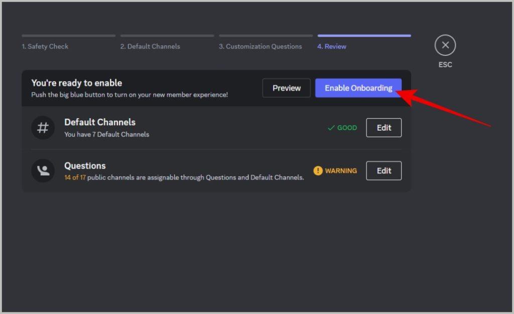 Discordサーバーでコミュニティオンボーディングを設定する方法